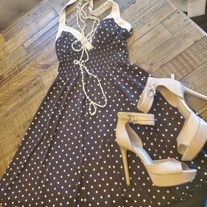 RUBY ROX halter dress